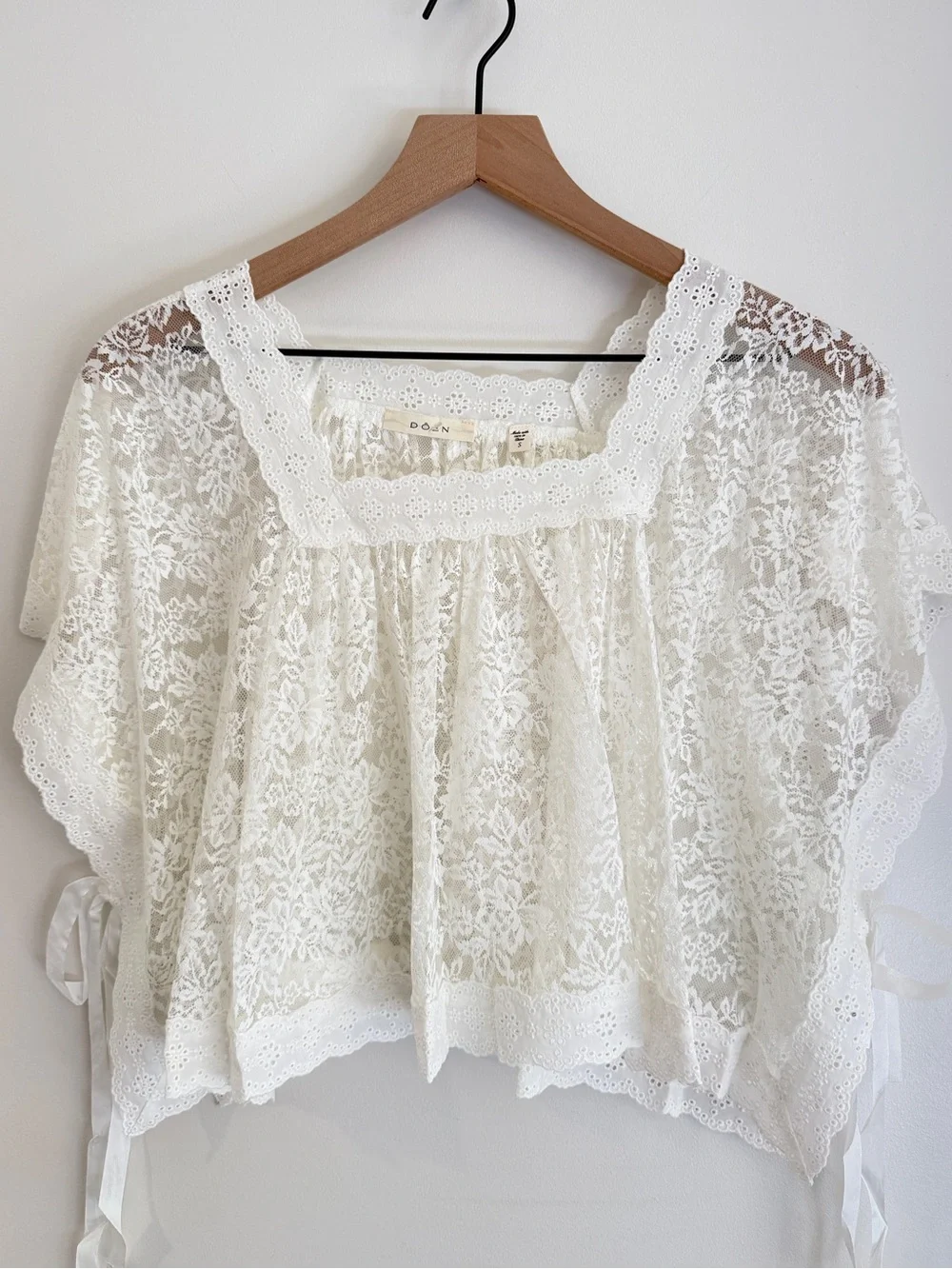NWOT Doen VENNETTE TOP IN SALT - Picture 5 of 7